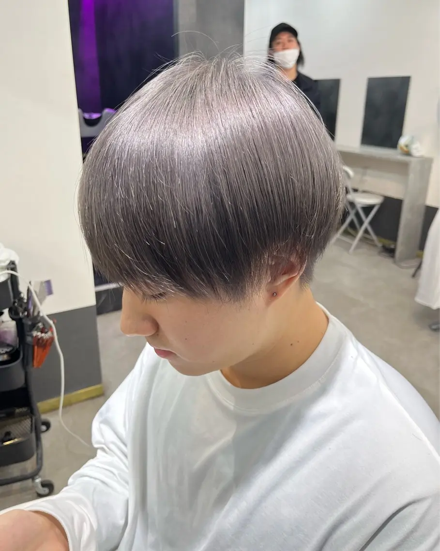 カラー メンズ ヘアカラー メンズカットカラー 心斎橋/松平和樹のヘアスタイル