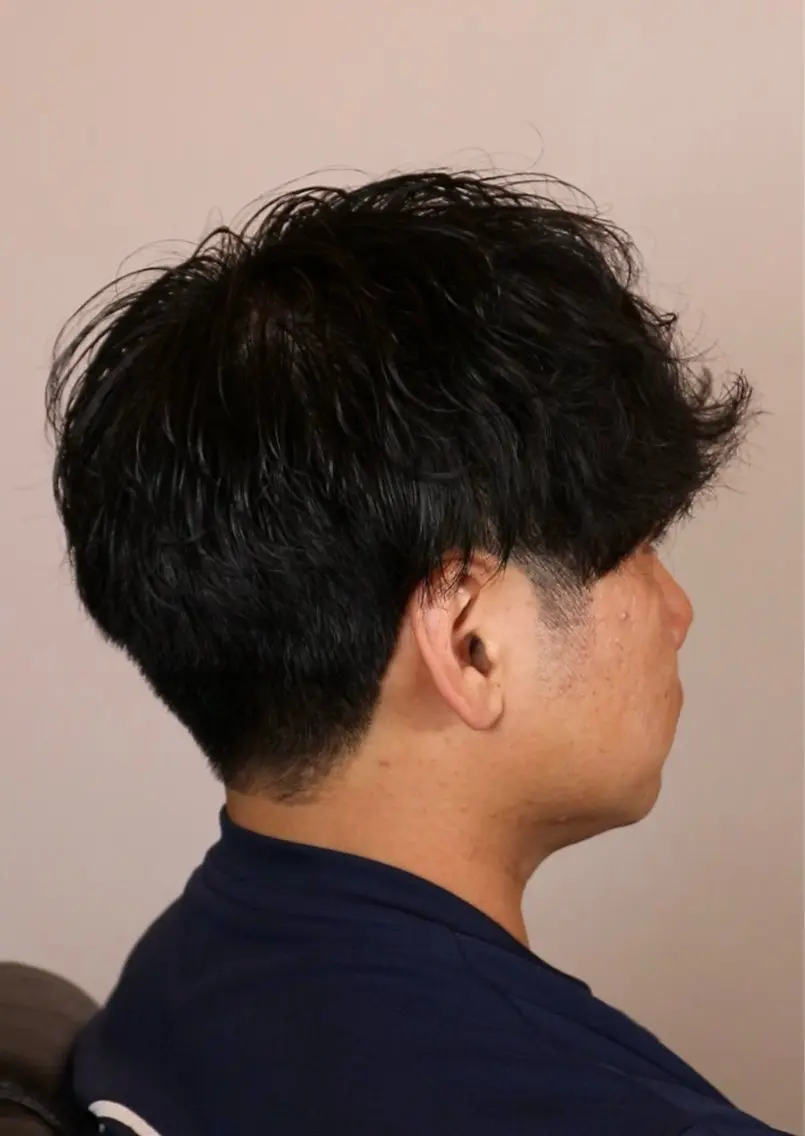 ミディアム ミディアムパーマ その他 府中メンズパーマ& カット💈/マサハルのヘアスタイル