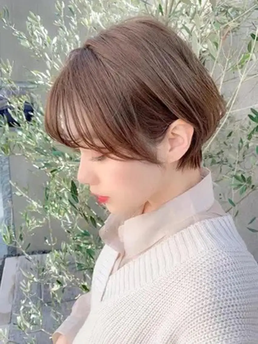🕊️イメチェンなら🕊️ショートカット＋オリジナルトリートメント＋スタイリング🤎の写真