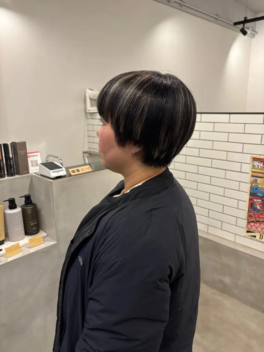 ショート ショートヘア 熊取谷 茉那のヘアスタイル