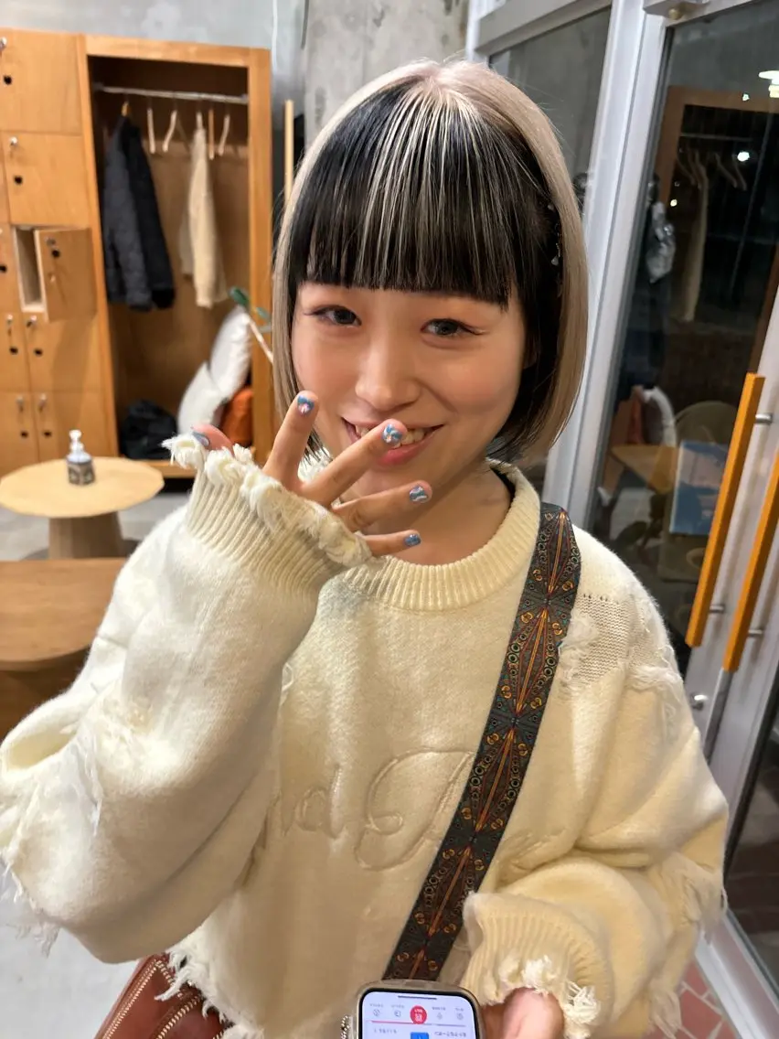 カラー ヘアカラー wewe: momoeのヘアスタイル