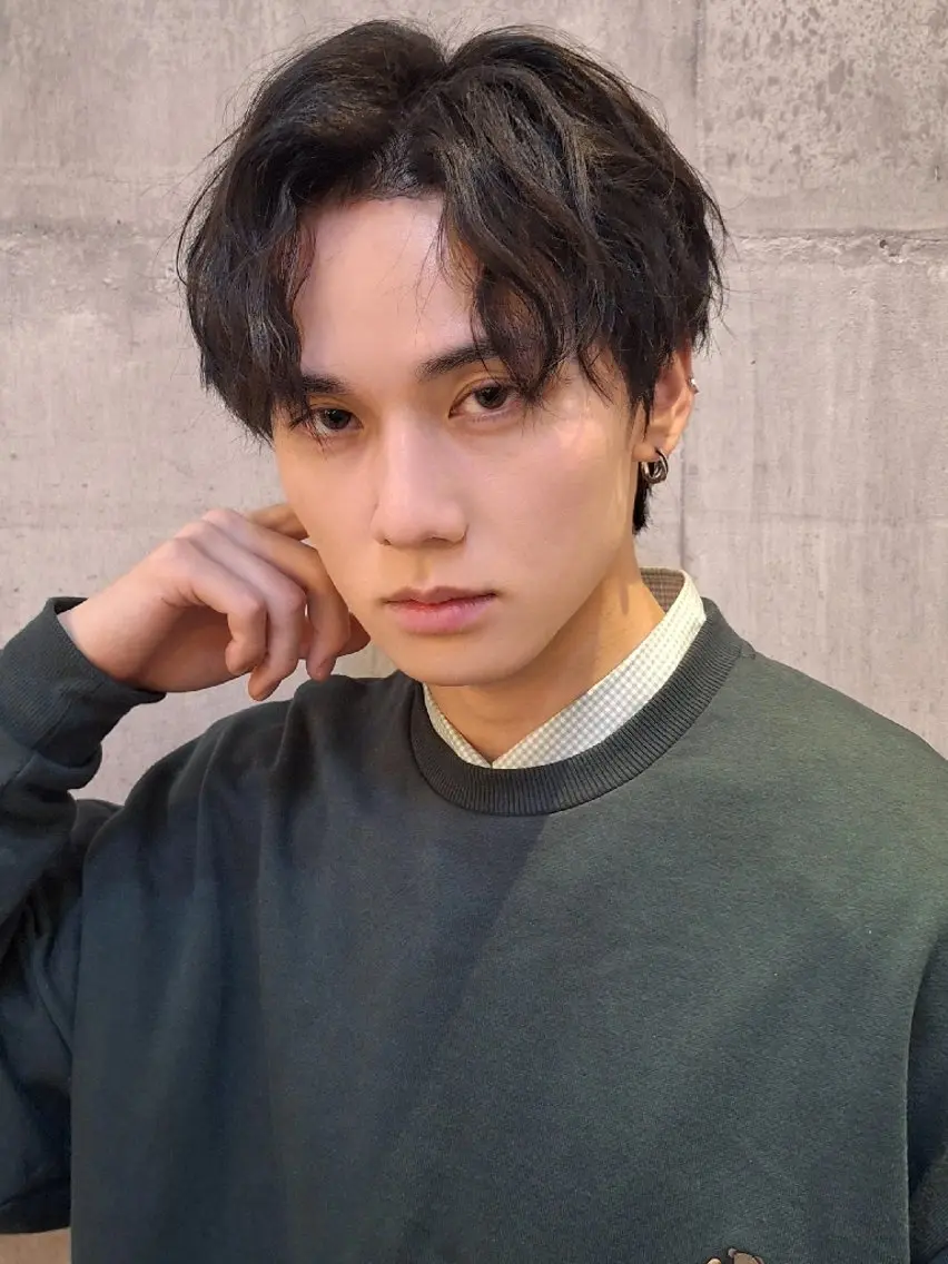 ショート メンズ パーマ メンズパーマ 船引 竜将のヘアスタイル