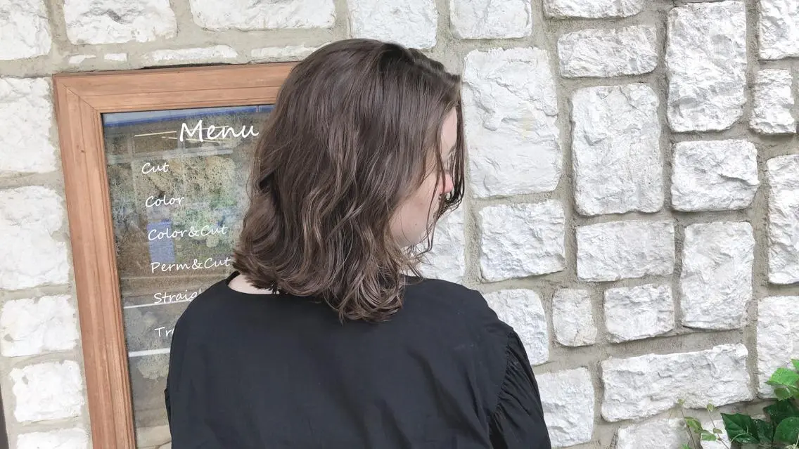 ショート カラー パーマ ヘアアレンジ メンズ キッズ ネイル マツエク・マツパ うざバング 髪質改善/透明感 OAK兵庫のヘアスタイル