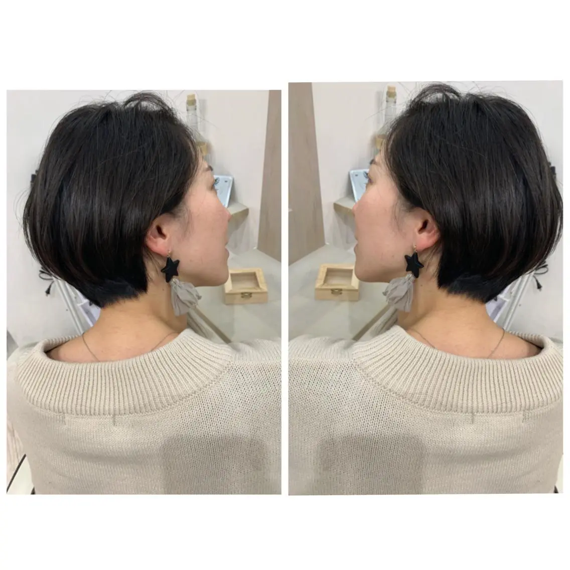 ショート カット トリートメント 京都大人女性ショート 徒歩1分/秋山のヘアスタイル