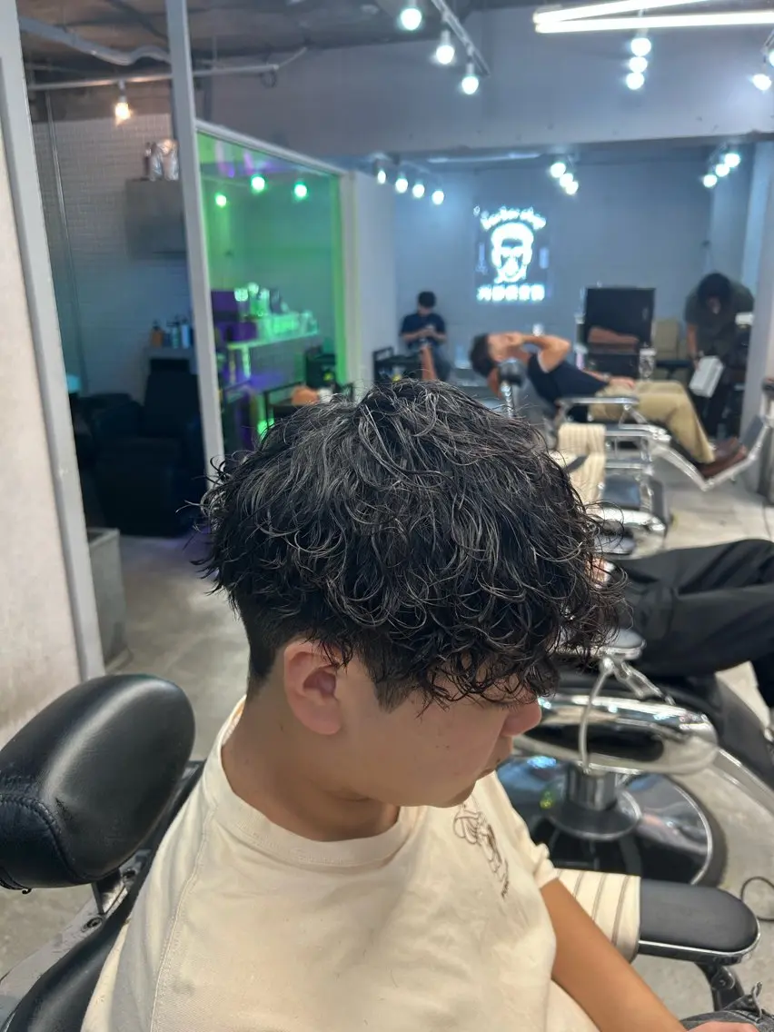 パーマ カット パーマ 【刈部倶楽舞】 福岡 大芽のヘアスタイル