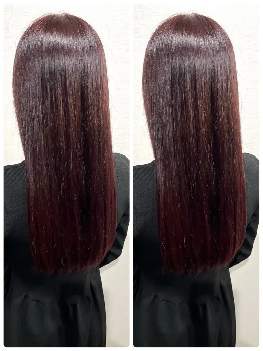 セミロング カラー ピンクカラー レイヤー/ボブ 特化✂️福岡のヘアスタイル