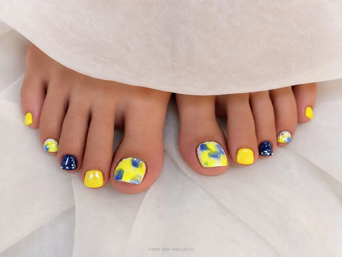ネイル フットネイル Atula nail Momoのネイルデザイン