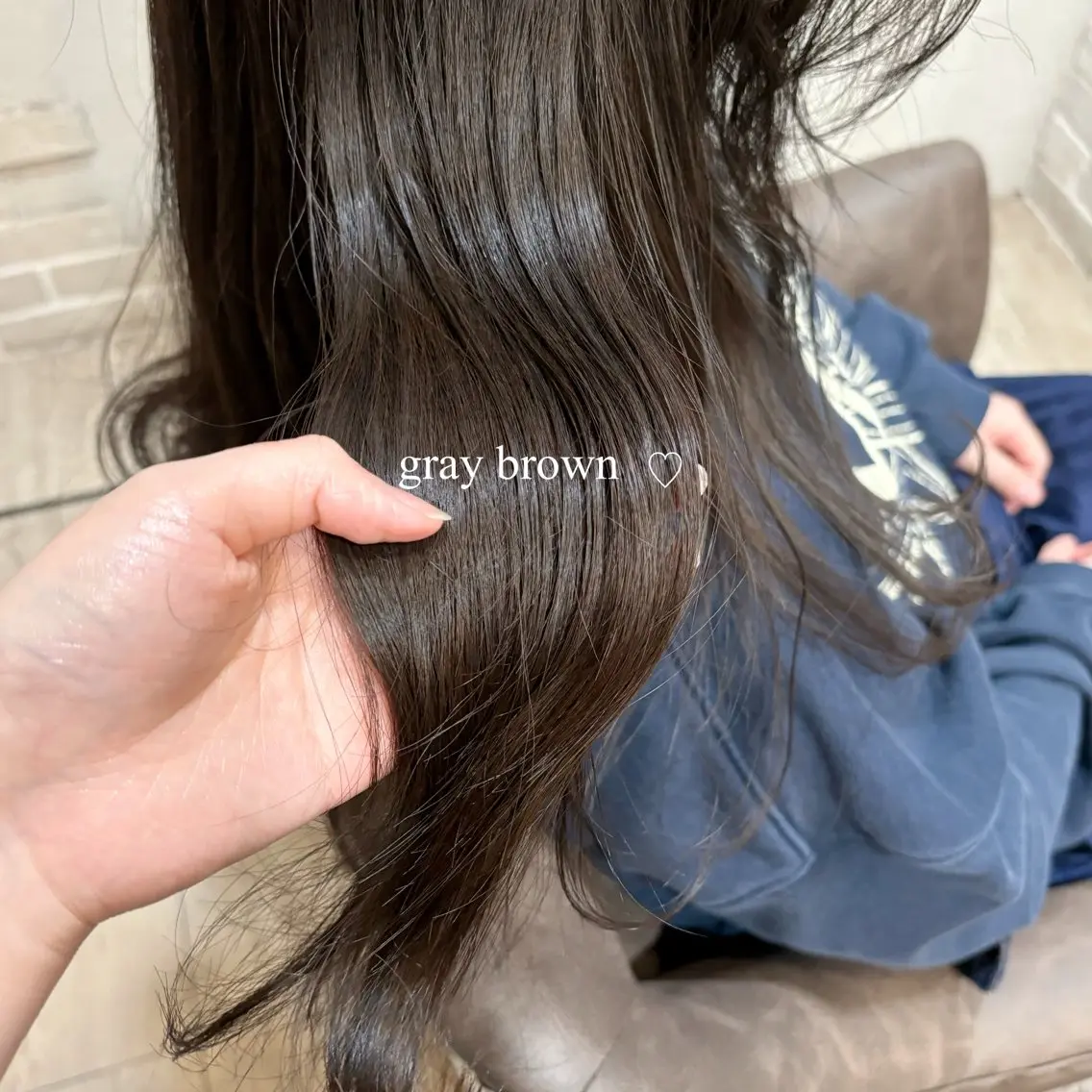 カラー ブラウンカラー sato harunaのヘアスタイル
