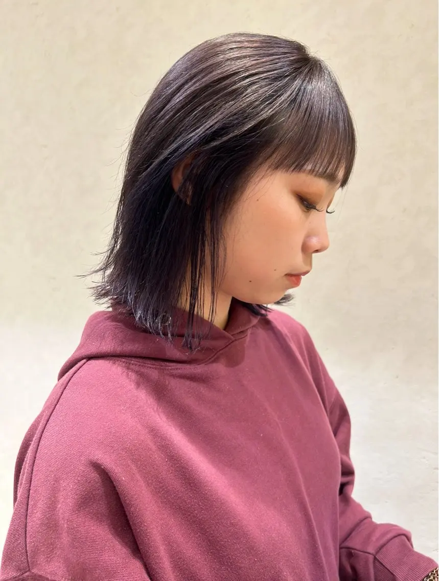 ミディアム カラー レイヤー/インナー カラー🦋ルイのヘアスタイル