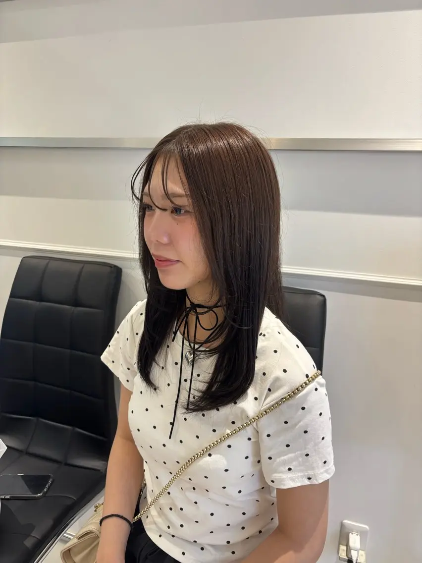 セミロング カラー ヘアカラー きづな 🌷のヘアスタイル