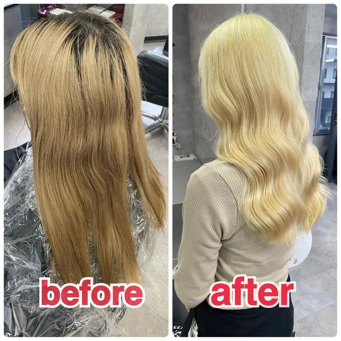 ロング カラー シールエクステ ブリーチ ケアブリーチ ダブルカラー ハイトーンカラー ヘアカラー トリートメント ハイトーンエクステ 🎩カズキ🎩のヘアスタイル
