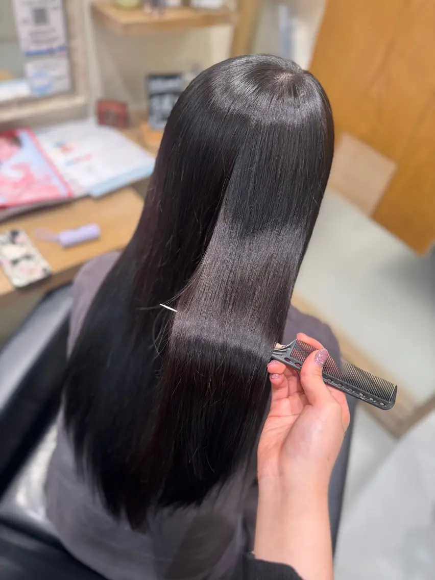 【冬の乾燥に⛄️❄︎.*】SystemTreatment×髪質改善パールプラチナトリートメントの写真