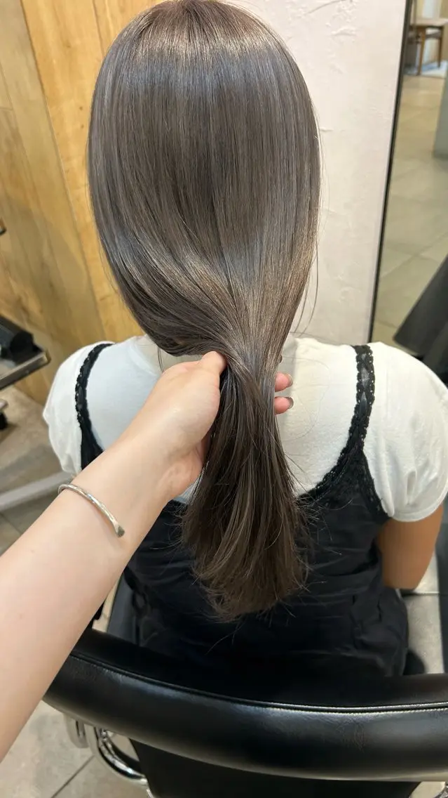ロング カラー カット ヘアカラー トリートメント ❕マンツーマン施術❕ 🍊Moemiのヘアスタイル