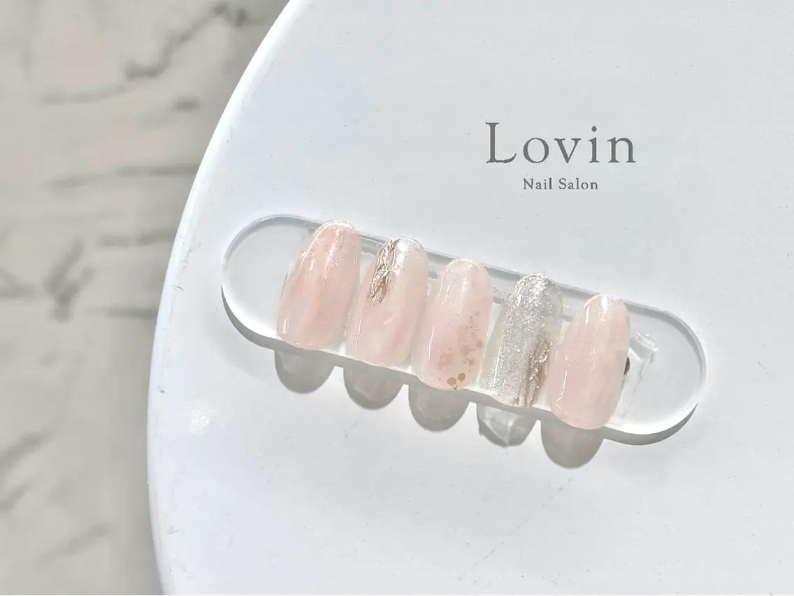 ネイル ジェルネイル キラキラネイル ニュアンスネイル オフィスネイル パラジェル k-two nailのネイルデザイン