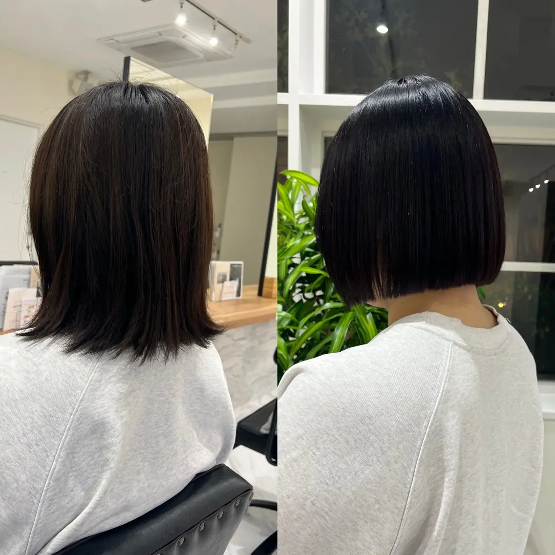 ショート カラー パーマ ボブ 似合わせカット カット ヘアカラー 縮毛矯正 YUUKI/ミニボブ ボブ/髪質改善のヘアスタイル
