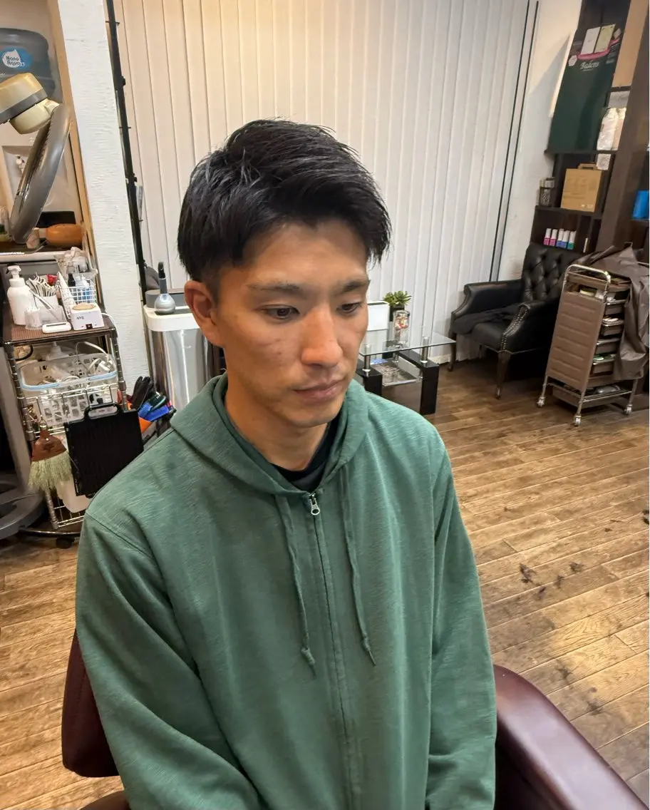 ショート メンズ カット 菅野 誠のヘアスタイル