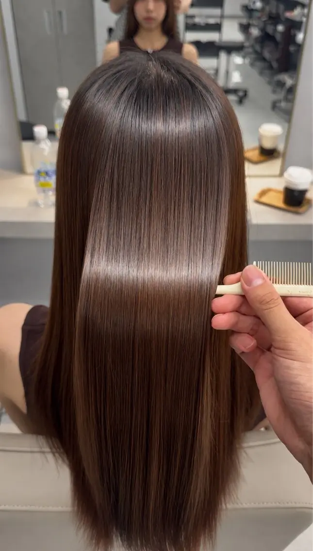 セミロング 縮毛矯正 NeiRo/北千住 /イツキのヘアスタイル