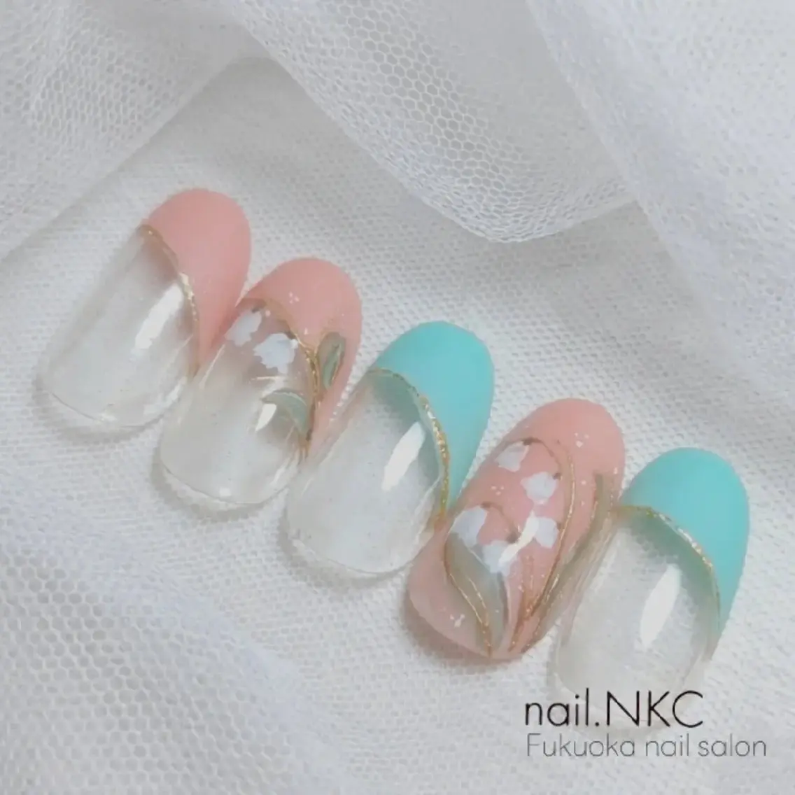 ネイル フレンチネイル nail.NKC ネイルエヌケーシーのネイルデザイン