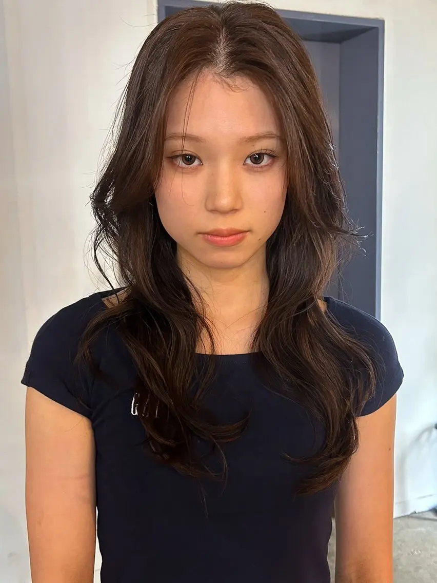 ロング レイヤーカット カット ヘアカラー トリートメント アンニュイレイヤー/ 火ノ見🪡のヘアスタイル