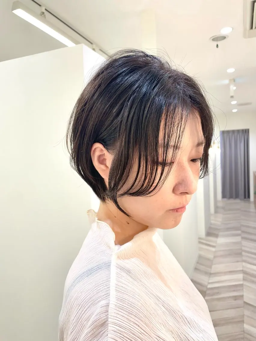 カット＋白髪染めリタッチ＋oggi otto 3ステップトリートメントの写真