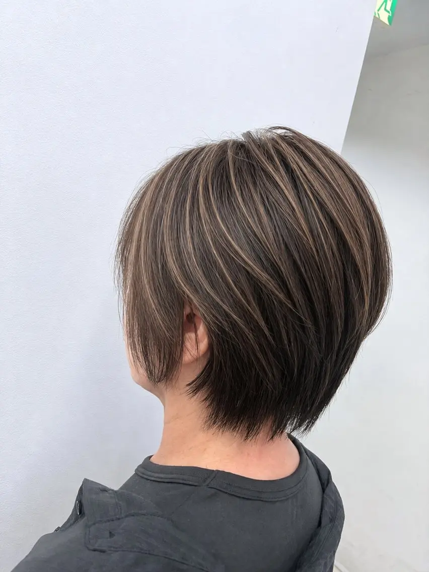 カラー カット ヘアカラー 成瀬スパイラル パーマ清水大隼のヘアスタイル
