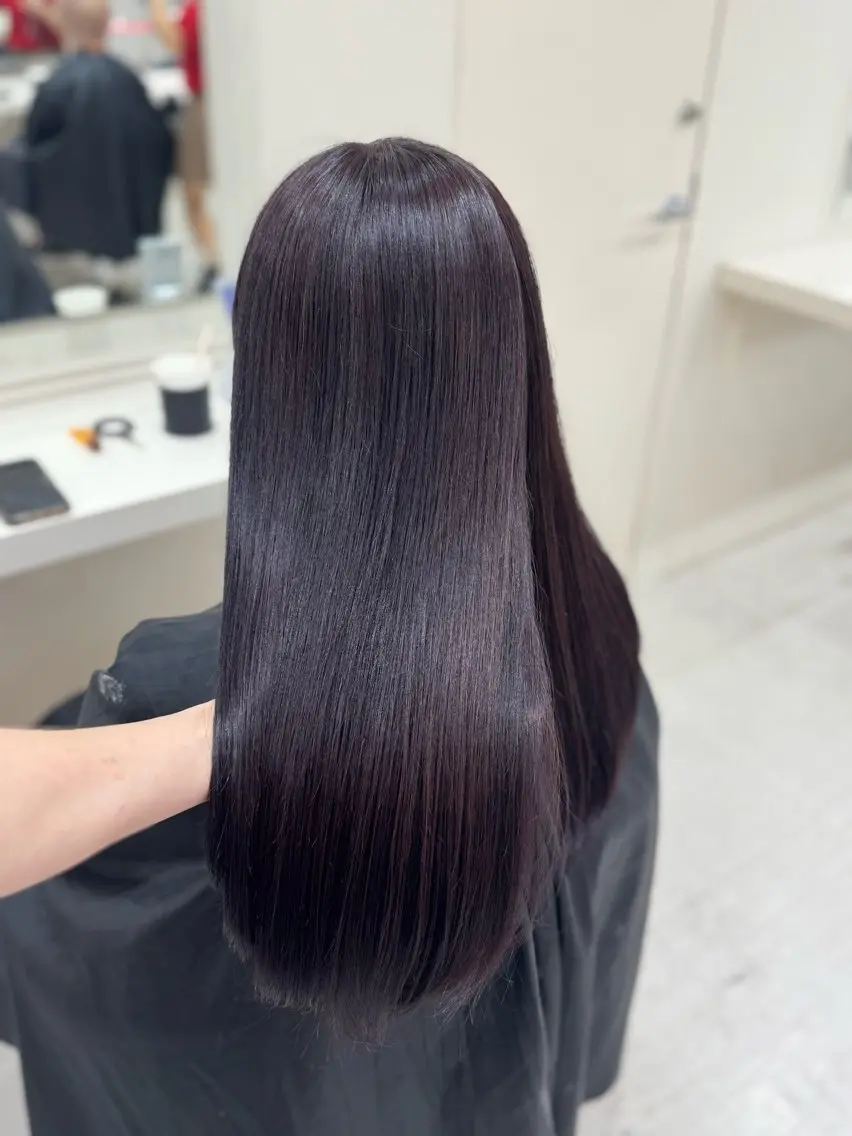 ロング ヘアカラー 🤎モテ髪&透明感 ミルクティー🥣🤎のヘアスタイル