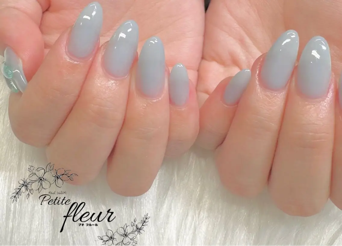ネイル ワンカラーネイル ハンドネイル ❁⃘*。Petite fleur❁⃘*りさのネイルデザイン