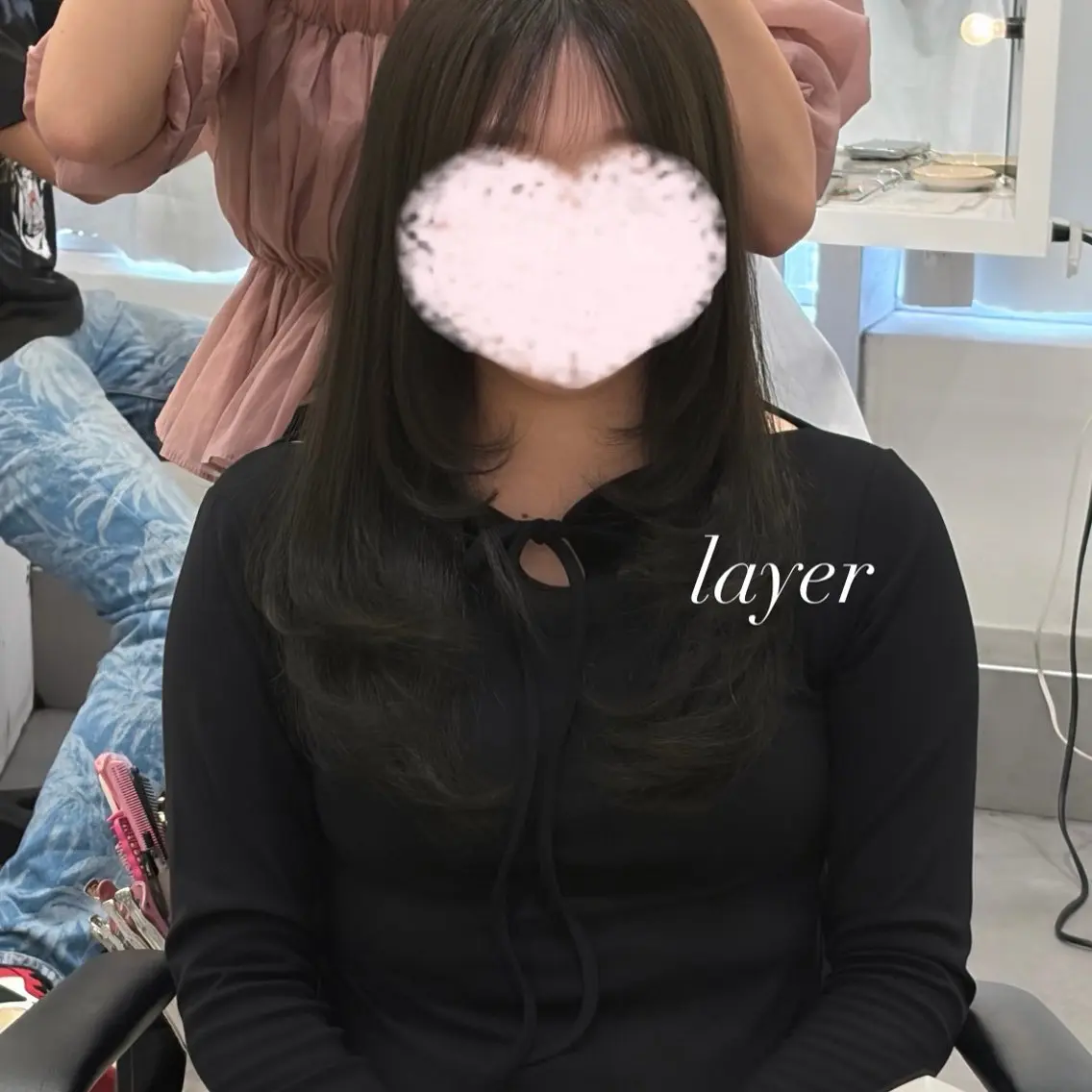 セミロング カラー カット ヘアカラー トリートメント mai 🎀 /  暖色カラー♡のヘアスタイル