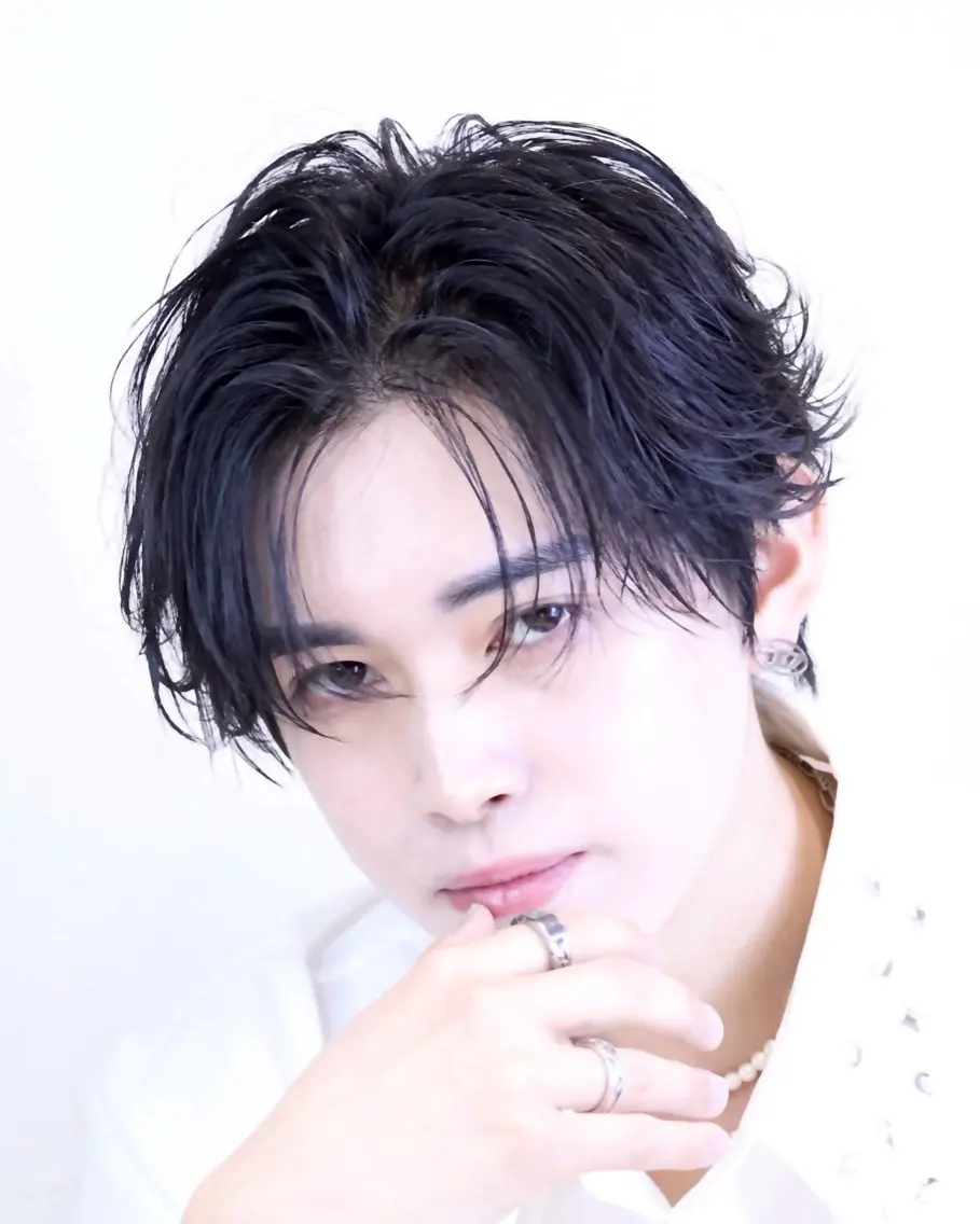 ショート メンズ センターパート 渋谷💎メンズカット 💎メンズ特化　武田のヘアスタイル