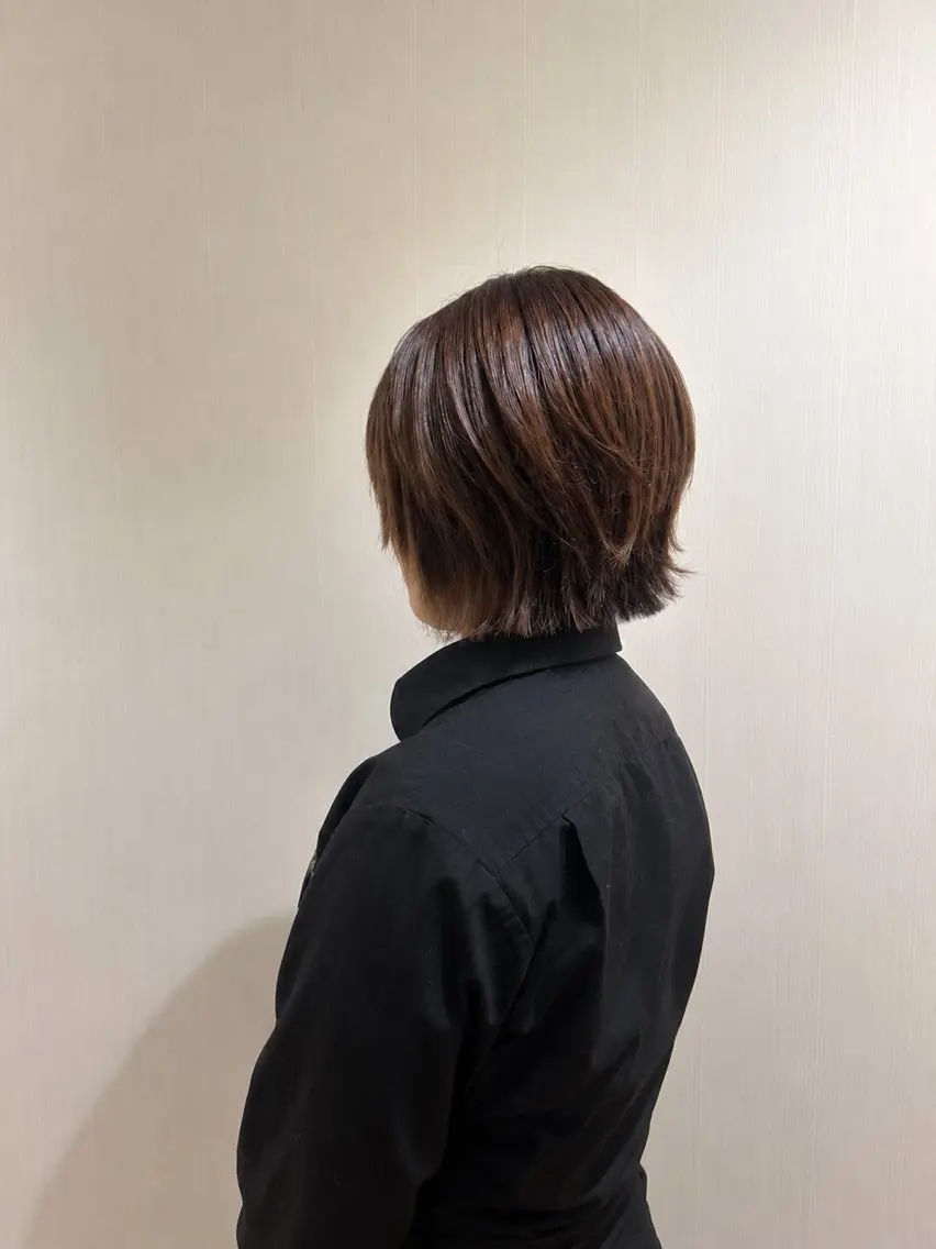 ショート ボブレイヤー ボブ レイヤーカット カット 城山 歩のヘアスタイル
