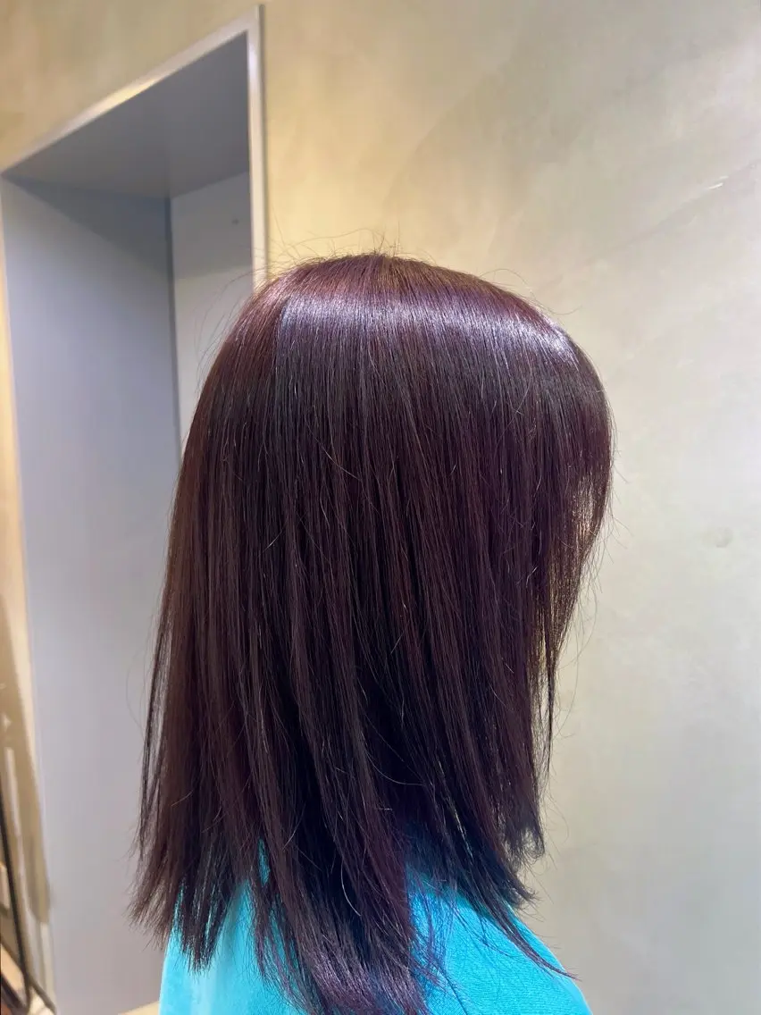 ミディアム カラー 透明感カラー ラベンダーカラー ラベンダーピンク ピンクカラー メンズカット/ 渋谷/アリジのヘアスタイル
