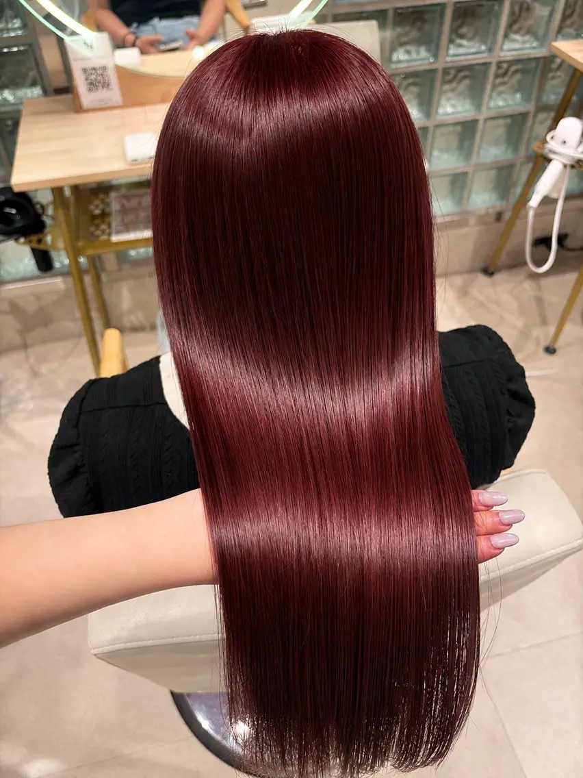 ロング カラー ヘアカラー トリートメント ハイトーン特化/ こはる🎀のヘアスタイル