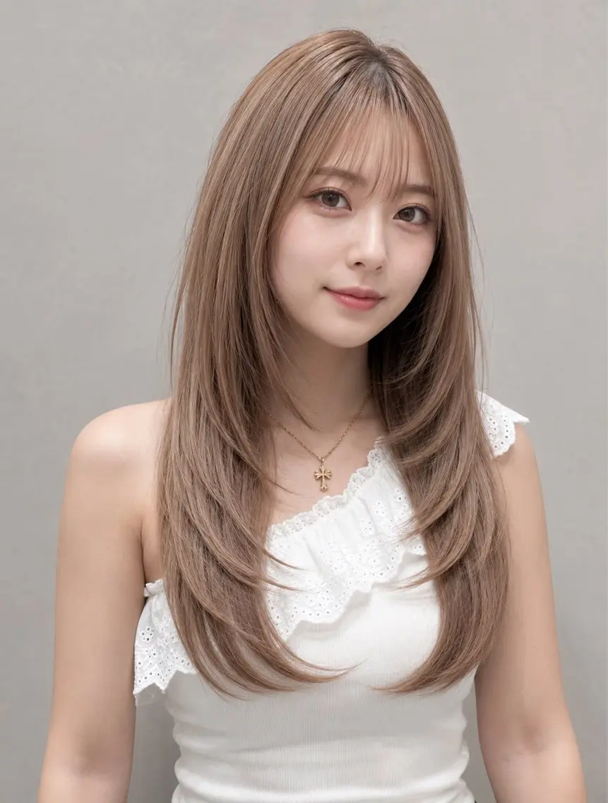 ロング カラー ヘアカラー trinity KOHARUのヘアスタイル
