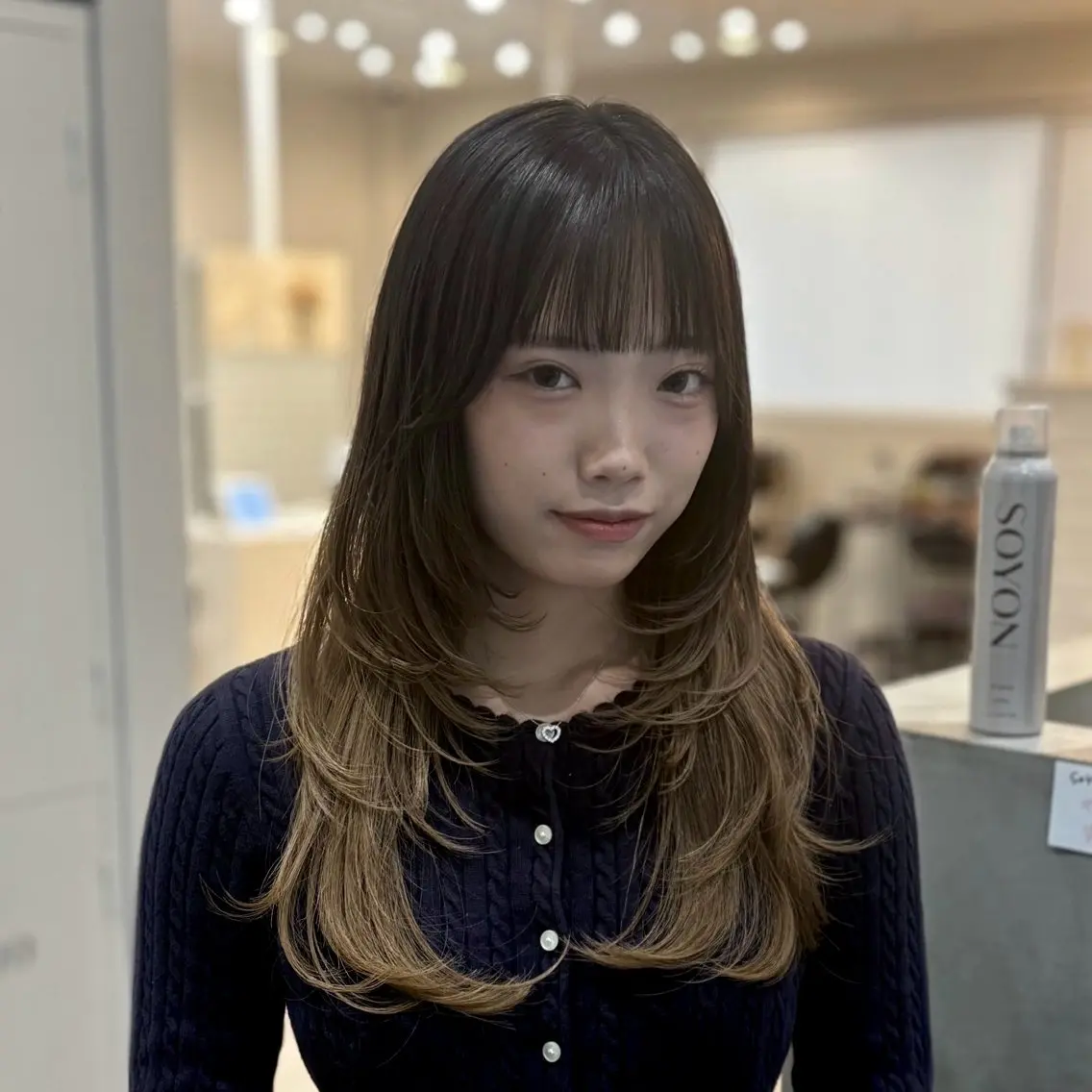ロング レイヤーカット じゅんな / SOYON土橋2号店のヘアスタイル