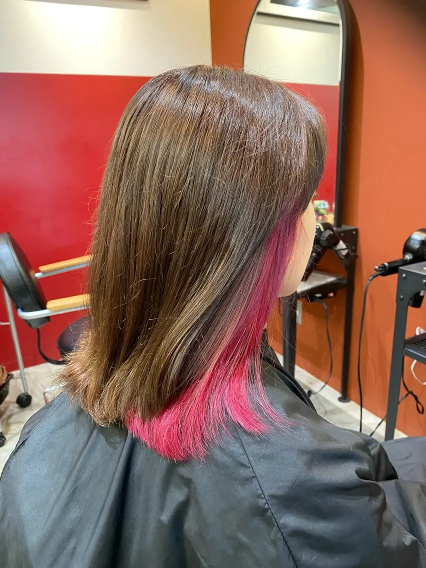 カラー ベージュカラー ブラウンカラー ピンクカラー バイオレットカラー syuyama shinichiのヘアスタイル
