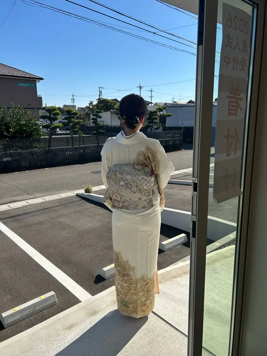 着付け アミオーガニック カラーのヘアスタイル