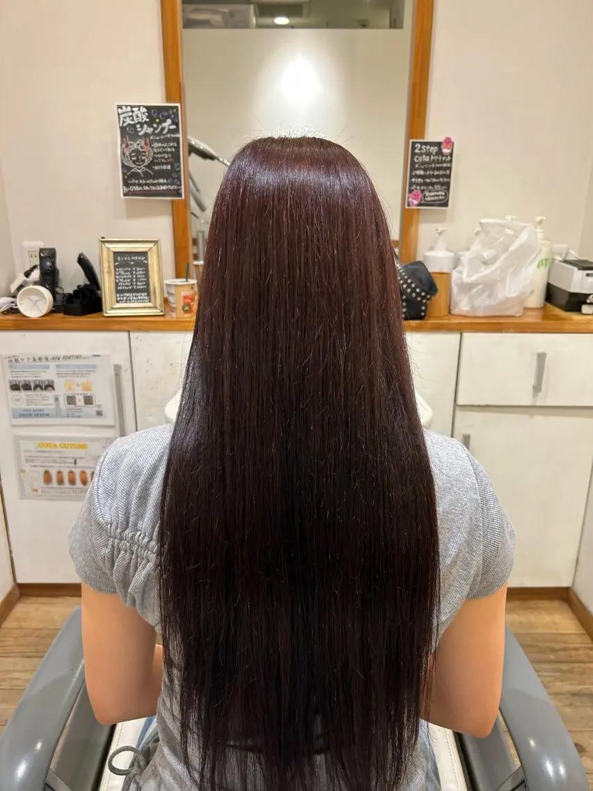 ロング カラー バイオレットカラー ROSSO 川口店 キムラ  マイのヘアスタイル