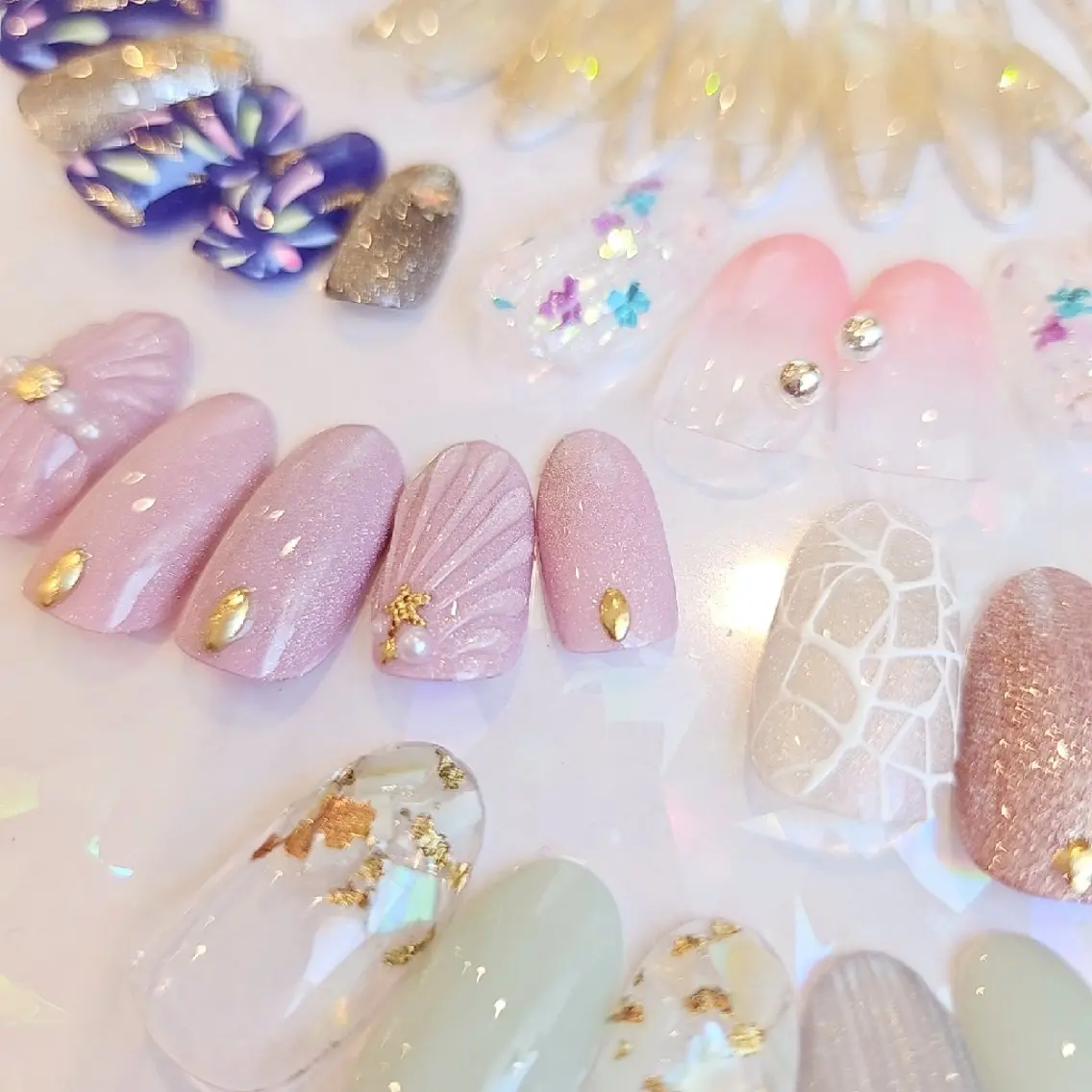 ネイル ハンドネイル ハンドケア 手描きアート&推し活 🌟Wisteriaのネイルデザイン