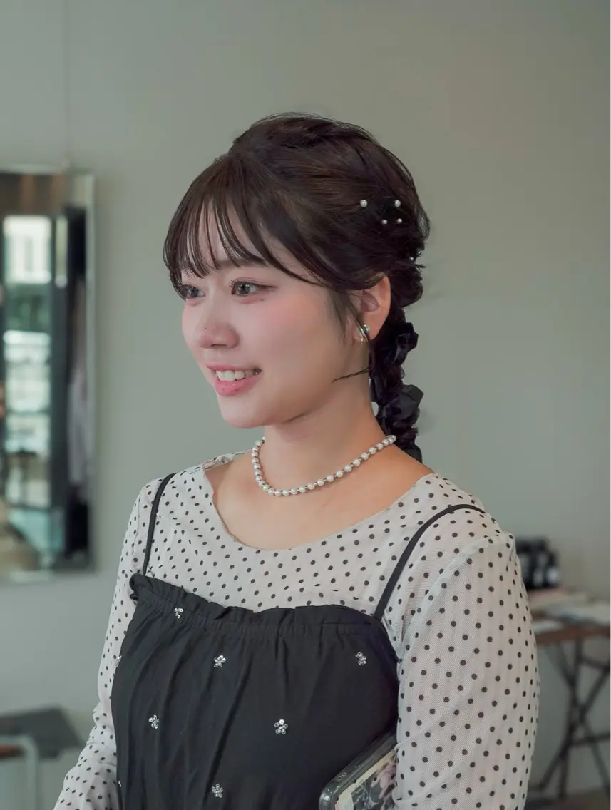 ヘアアレンジ ボブレイヤー/ ミントカラー🍀りこのヘアスタイル