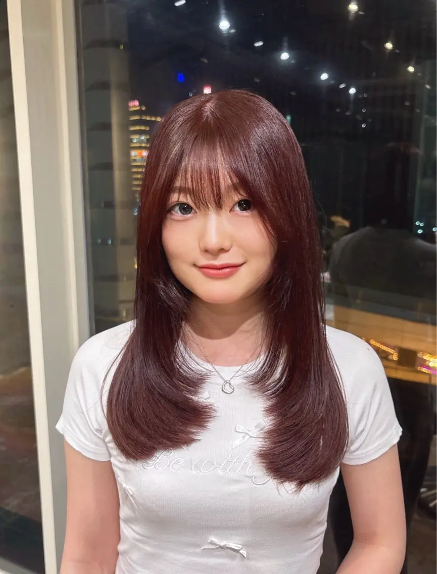 セミロング 💕レディースカット ・パーマ💕ゆぅーなのヘアスタイル