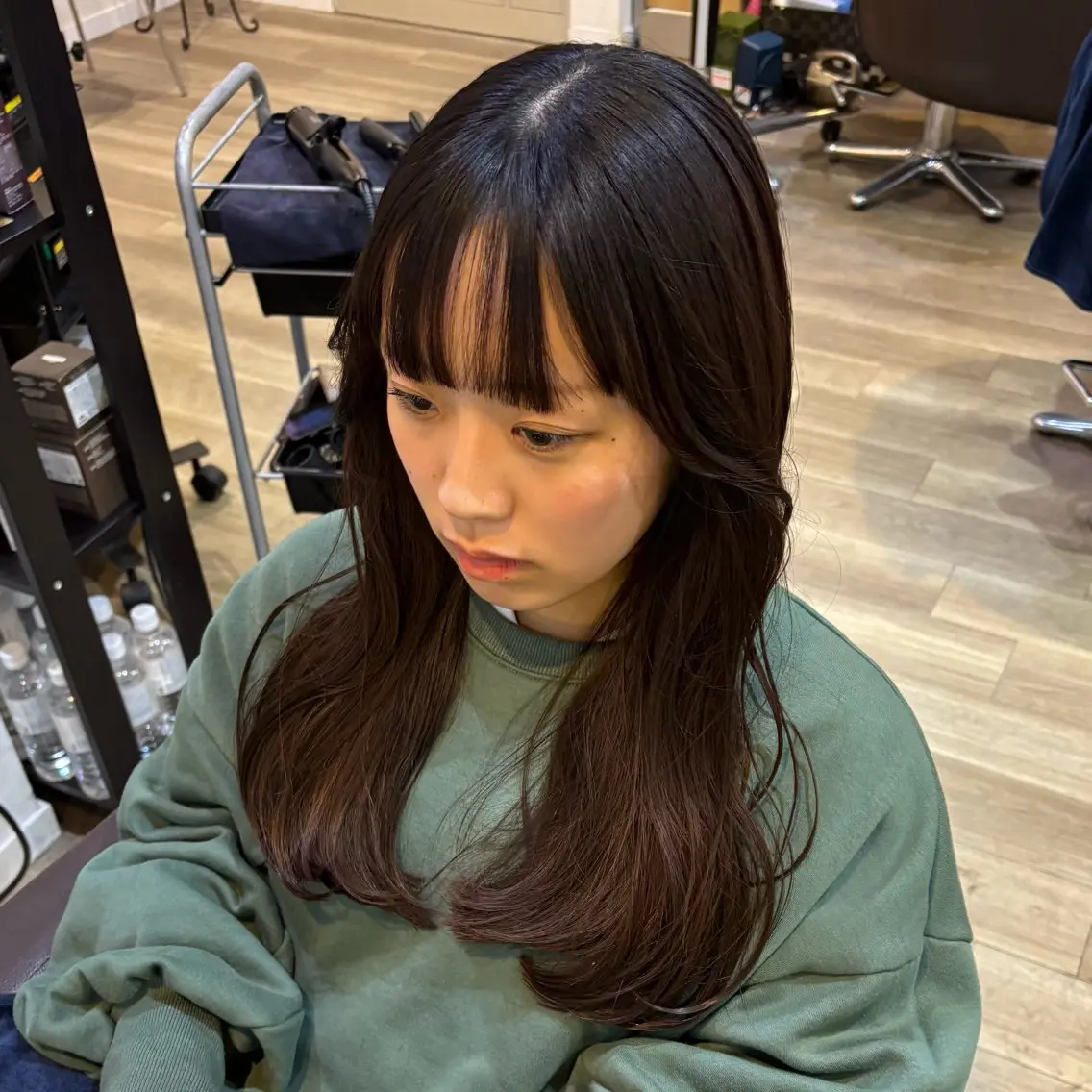 ロング カット 🎀ハイトーン/ 艶カラー/夕月🎀のヘアスタイル