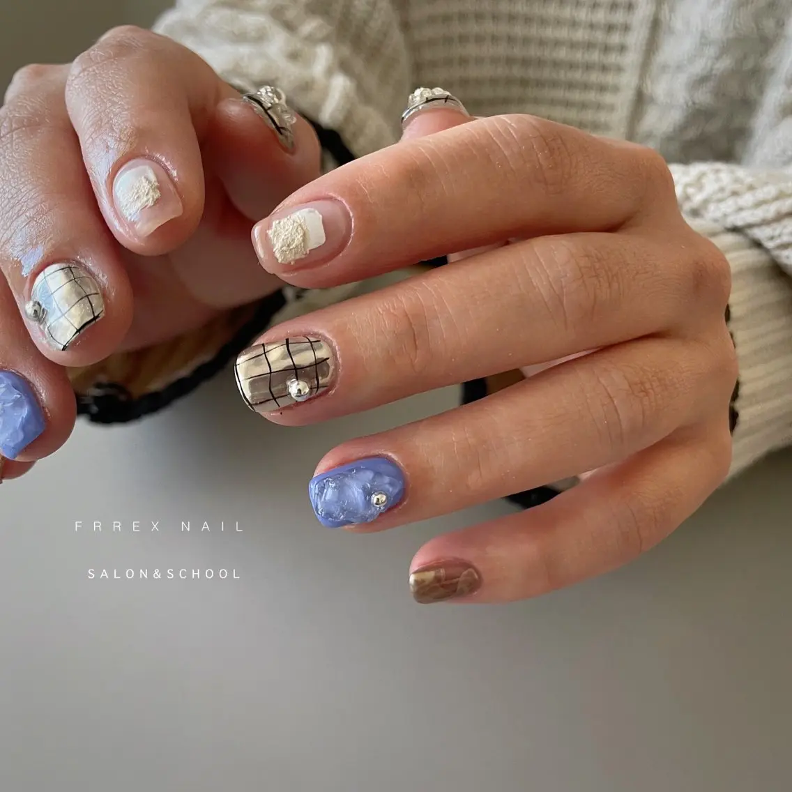 ネイル ハンドネイル ハンドケア freex nail /ニュアンス/個性派のネイルデザイン