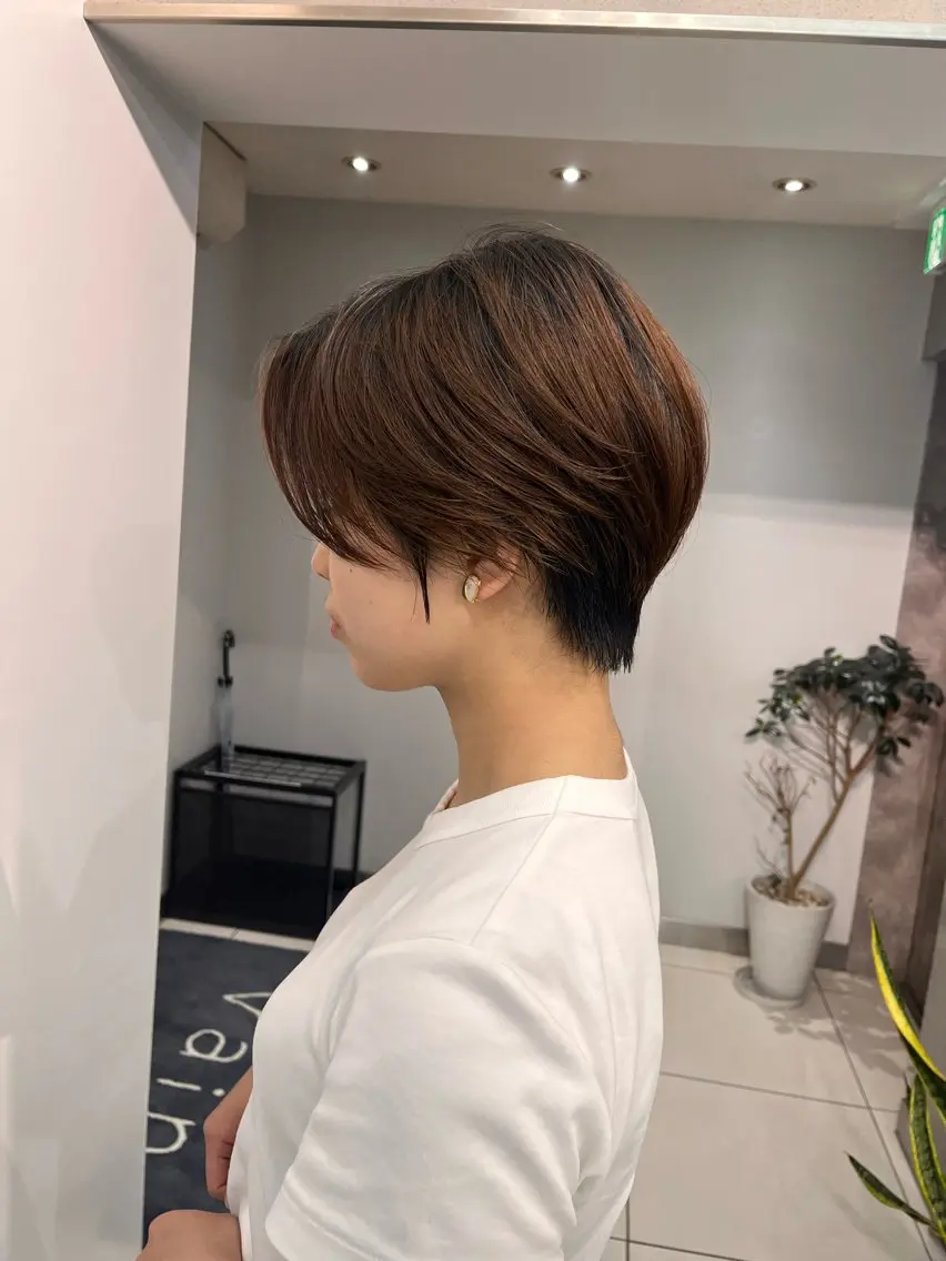 ショート 渋谷ショート、パーマ 美容師vain はるのヘアスタイル
