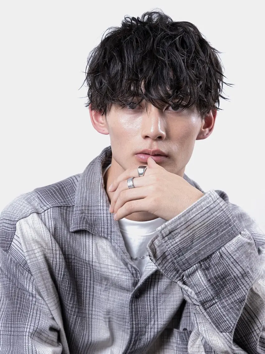 パーマ メンズ カット パーマ メンズ特化✨似合わ せカット✨アンビルのヘアスタイル
