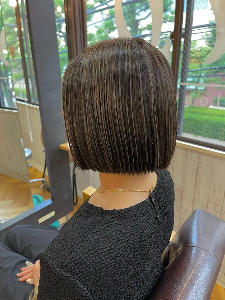 ショート 髪質改善＆艶カラー Zina💋池袋のヘアスタイル