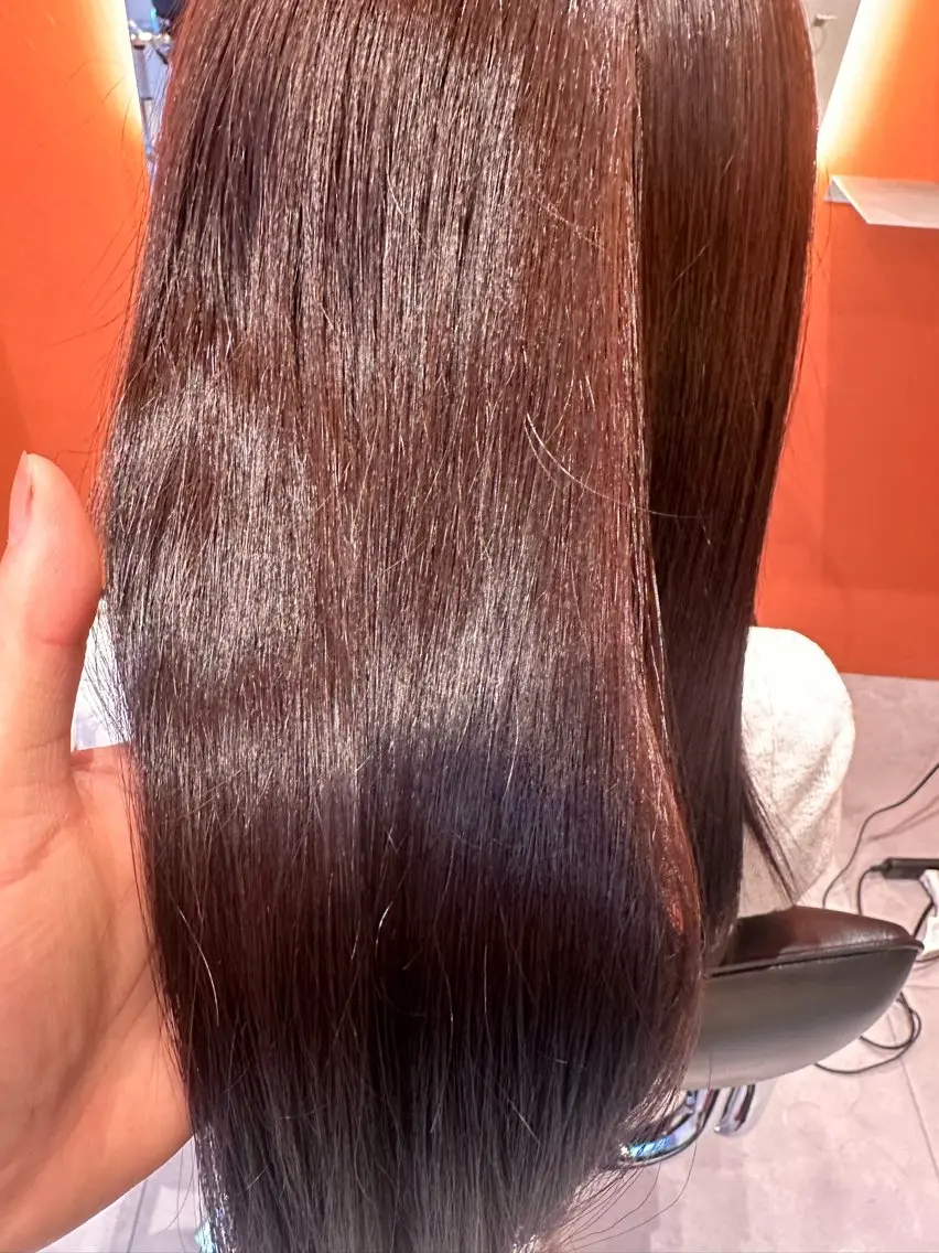 ロング カラー ブラウンカラー トリートメント ✨ハイトーンカラー 💫ayumuのヘアスタイル