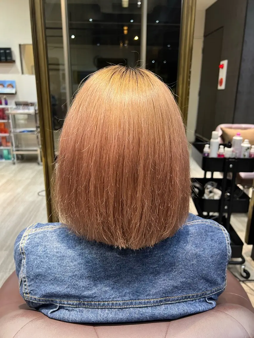 ミディアム カラー ヘアカラー 松村 菜美のヘアスタイル
