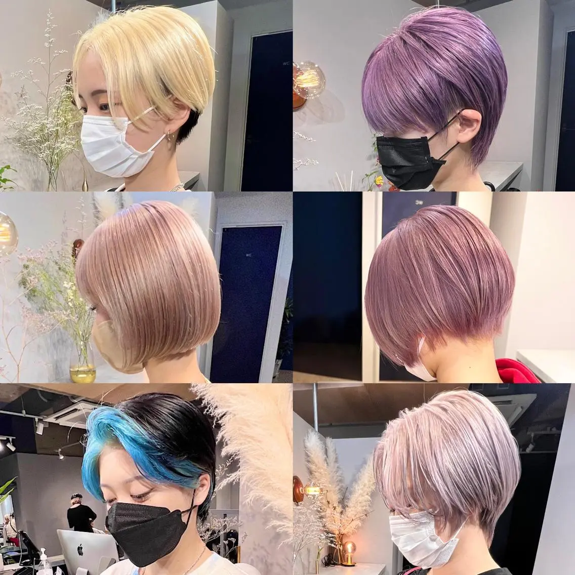 ✂️バッサリ切りたい方限定✂️ショートカット&ダブルカラー&艶トリートメント(ウルフカット/マッシュウルフ/ブリーチ)の写真