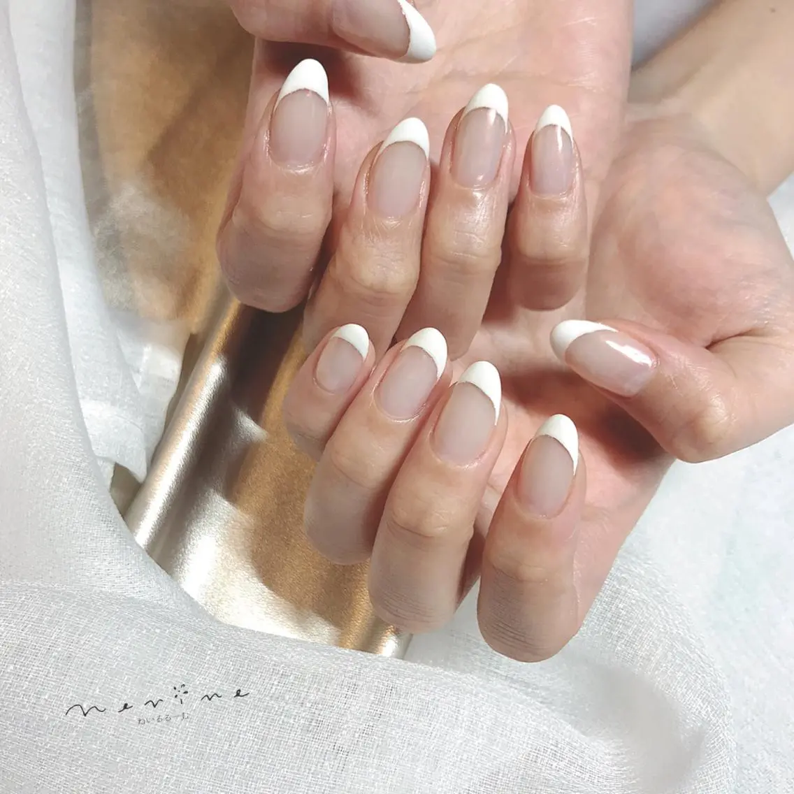 ネイル オーロラネイル フレンチネイル NAILST Naomiのネイルデザイン