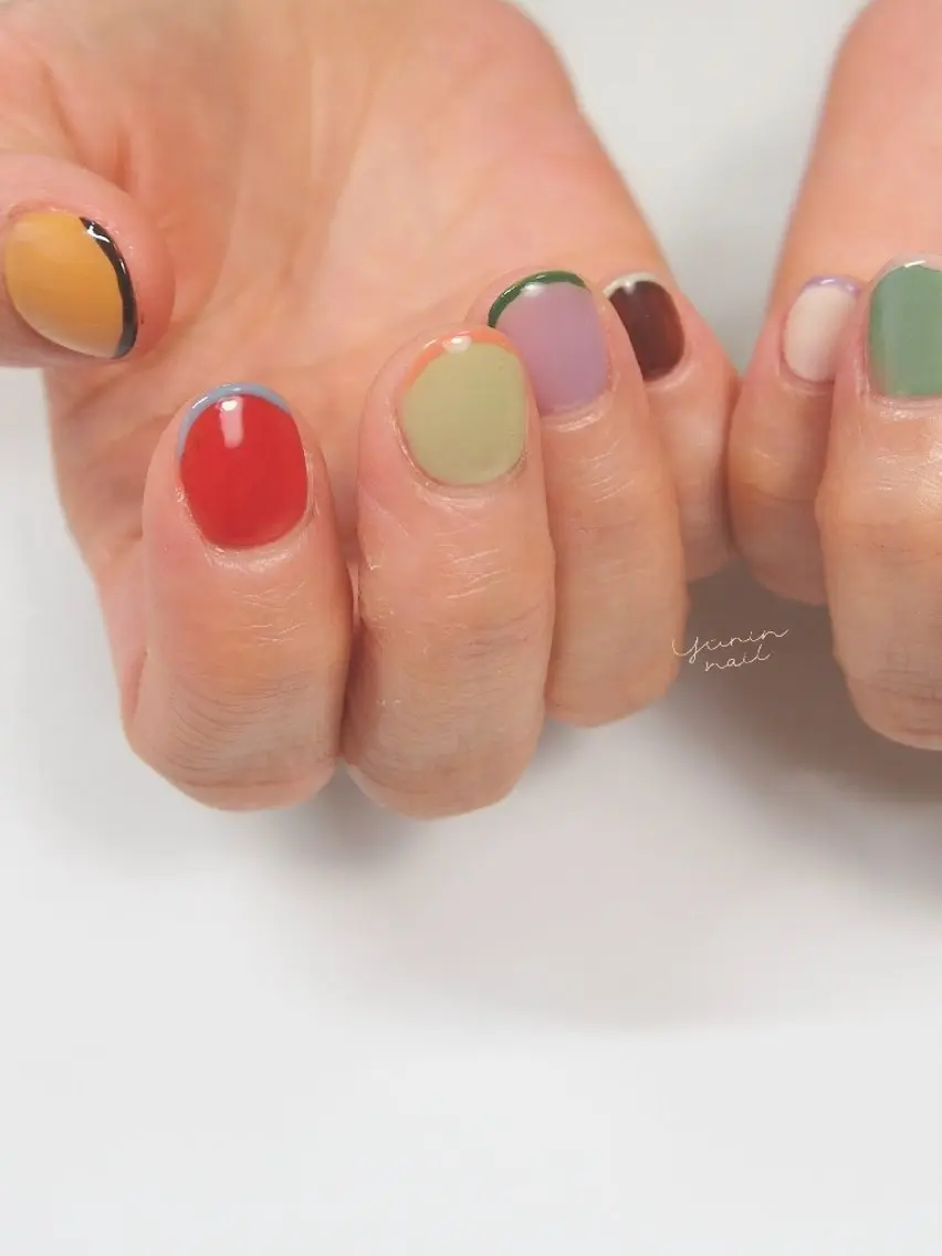 ネイル フレンチネイル ショートネイル ショートネイル専門 yurin nailのネイルデザイン